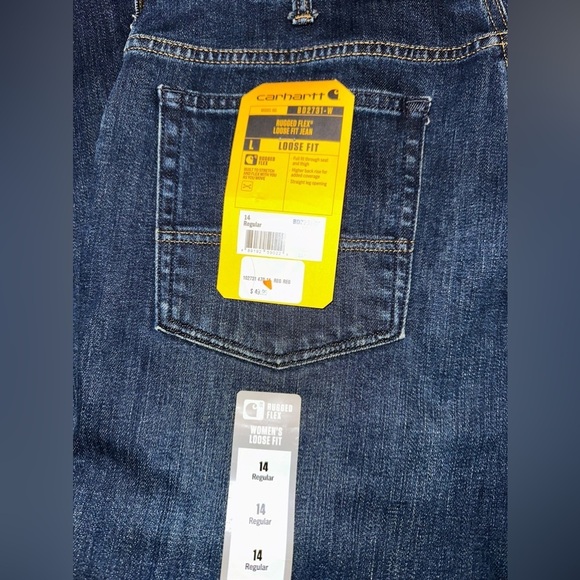 Carhartt  Women’s NWT Rugged Flex Relaxed-Fit Jeans Size 14 - Picture 5 of 11